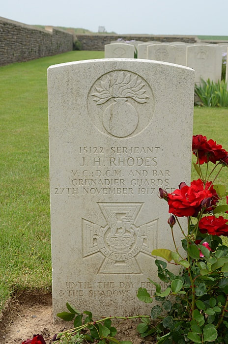 Rocquigny-Equancourt Road British Cemetery, V. C. Rhodes
