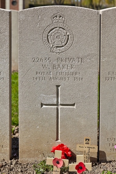 Lijssenthoek Military Cemetery Shot at Dawn Baker