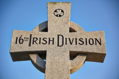 The 16th Irish Division memorial