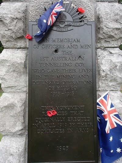 1st AUSTRALIAN TUNNELLING COMPANY MEMORIAL
