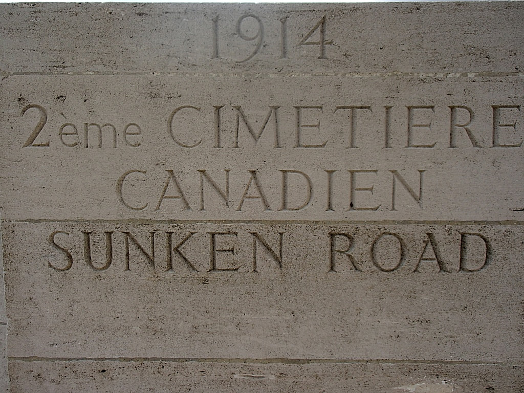 2nd Canadian Cemetery, Sunken Road