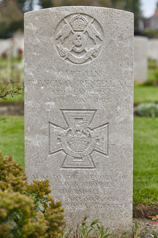 Vlamertinghe Military Cemetery, Grenfell, VC
