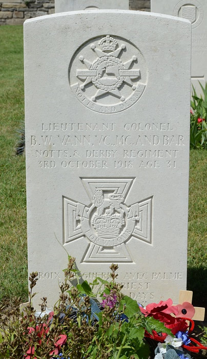 Bellicourt British Cemetery, V. C. Venn