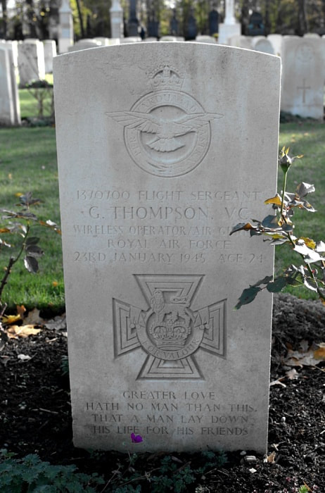 Brussels Town Cemetery Thompson VC