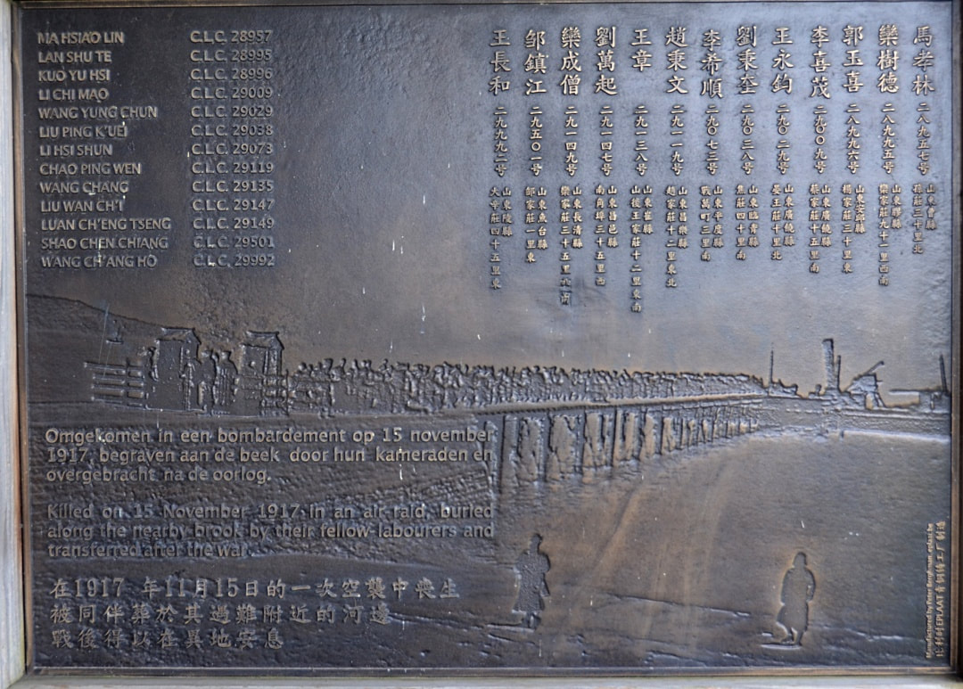 Chinese Labour Corps Memorial, Poperinge