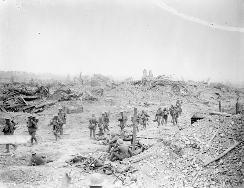 Village of Wytschaete captured on 7th June 1917 by the 16th (Irish) and 36th (Ulster) Division. 8 June 1917. © IWM (Q 5460)