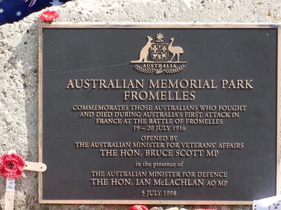 Australian Memorial Park at Fromelles