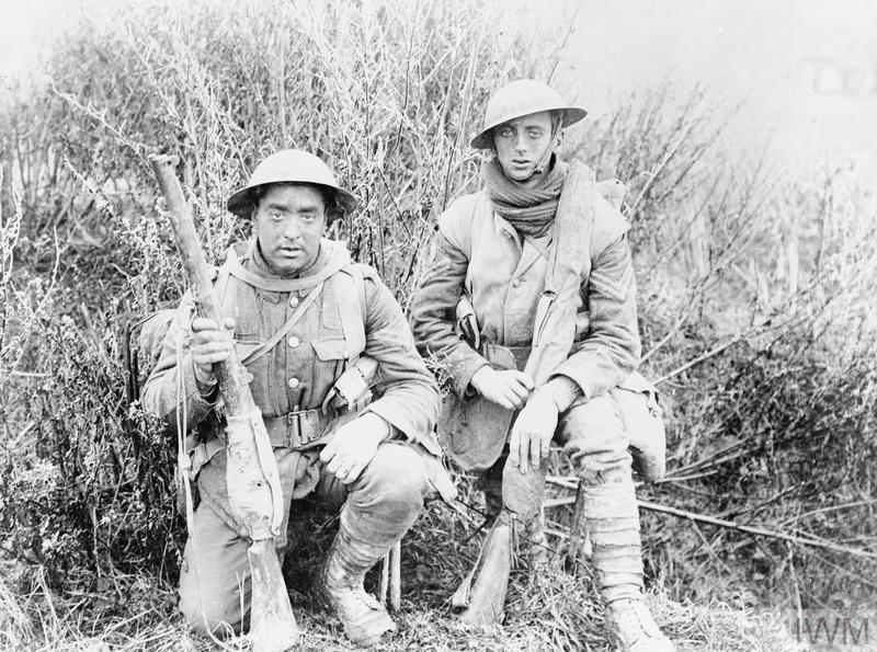 British troops, two corporals, near Beaumont Hamel, November 1916. © IWM (Q 1562)