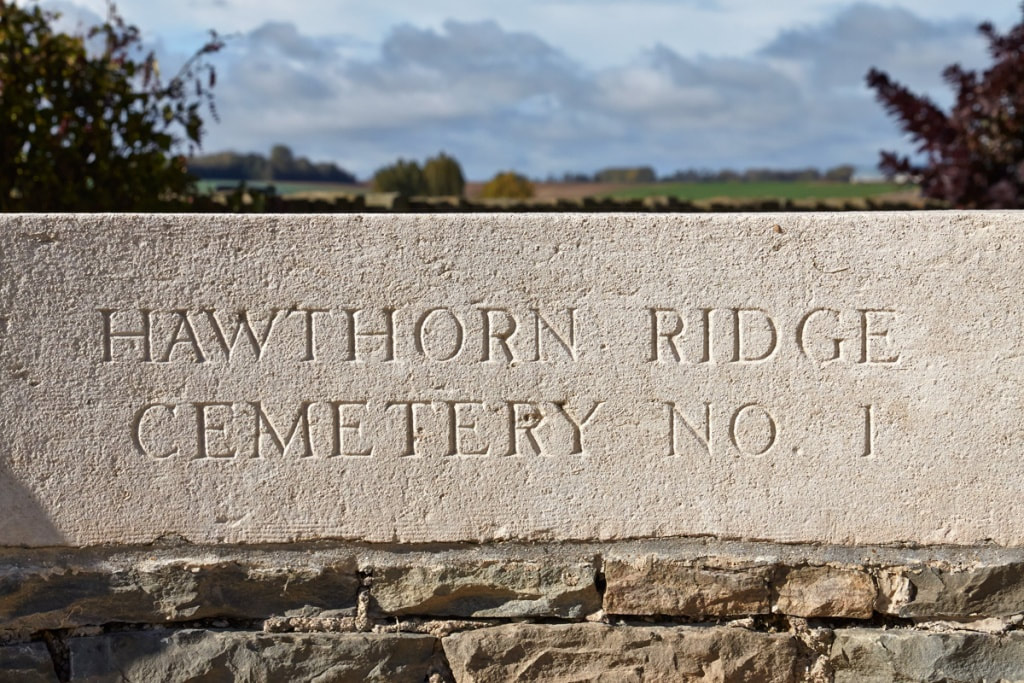 Hawthorn Ridge Cemetery, No. 1.