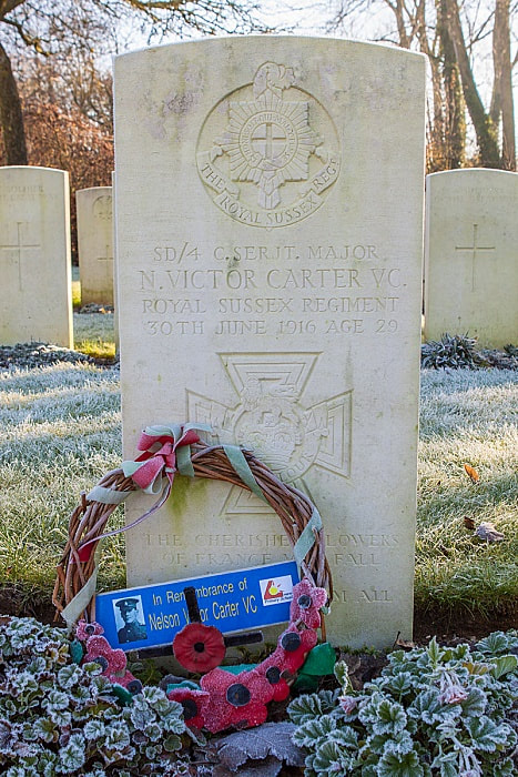 Royal Irish Rifles Graveyard, V. C. Carter