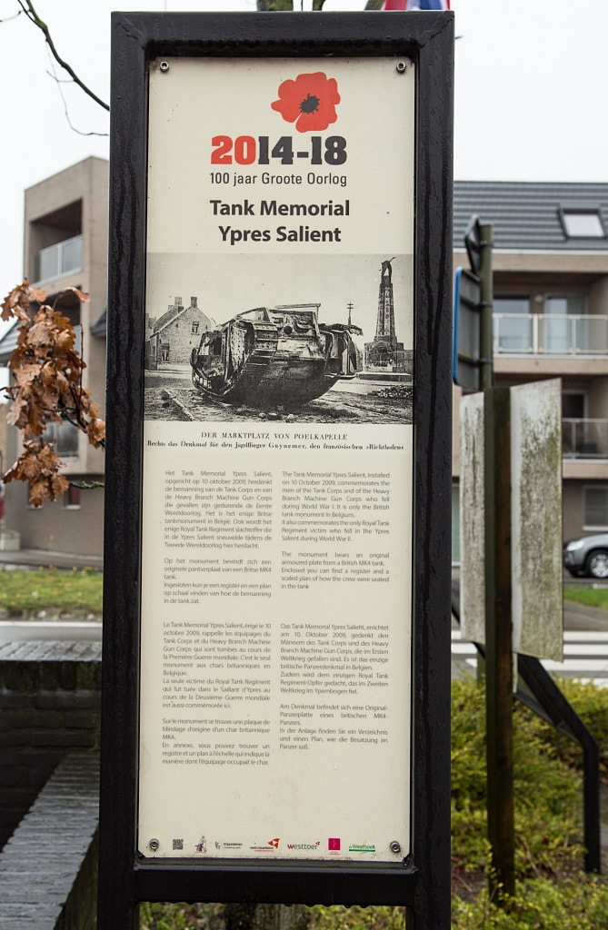 Tank Memorial, Poelkapelle