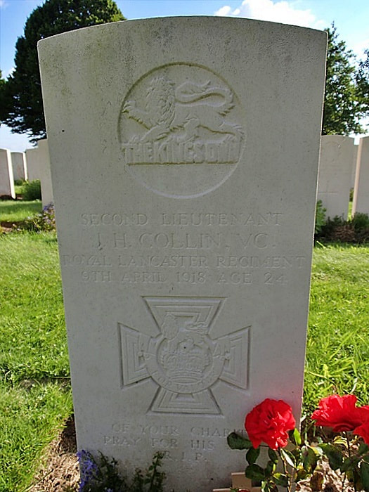 Vieille-Chapelle Military Cemetery, V. C. Collin