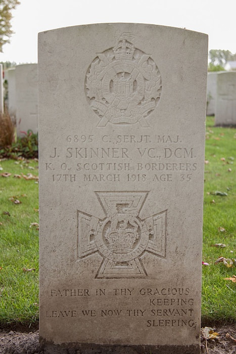 Vlamertinghe New Military Cemetery  - John Skinner VC.